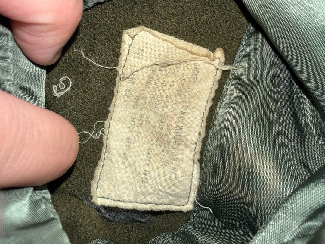 70s MA-1 ジャケット 米軍 実物 ボロ us.army vintage
