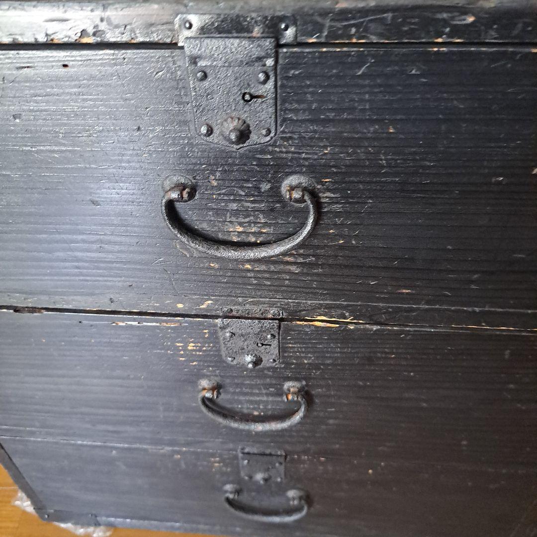 明治12年 　お誂え箪笥　鍵付 6段　引き出し　武田庄右衛門依頼品