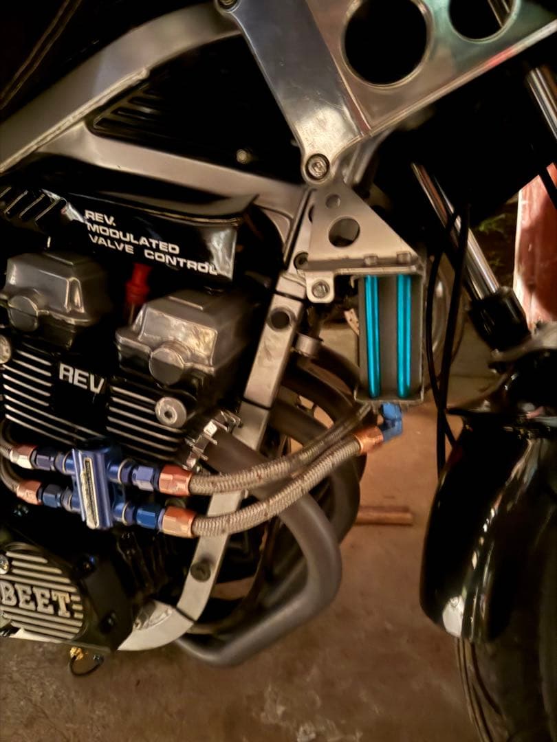 (即購入❌)Activeアクティブオイルクーラー サーモスタッドト ホース付き