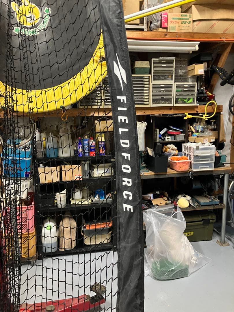 FIELDFORCE バッティングネット 大型 黒 ３ｍ×3m