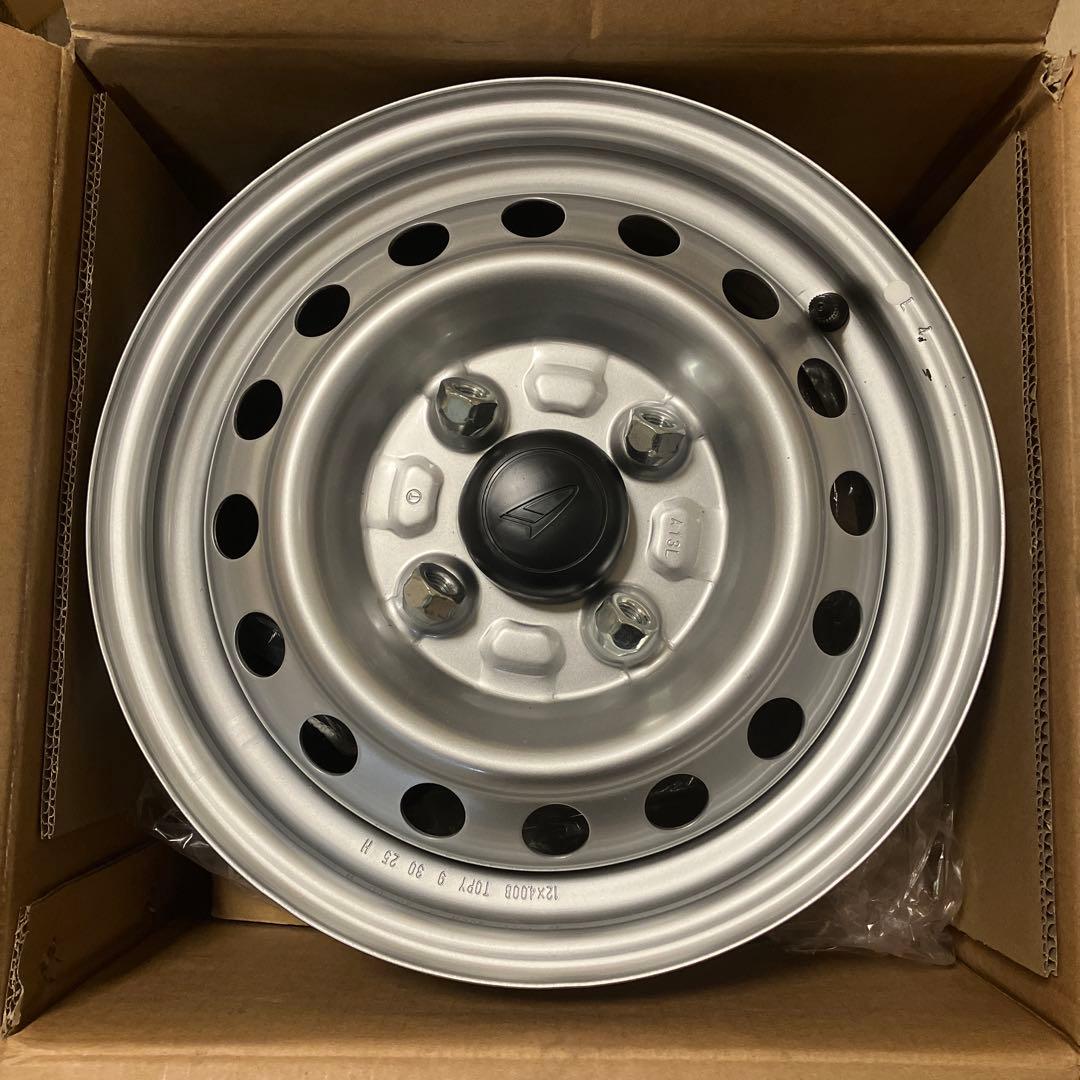 ダイハツハイゼットカーゴ s700v新車外し純正12インチスチールホイール　4本