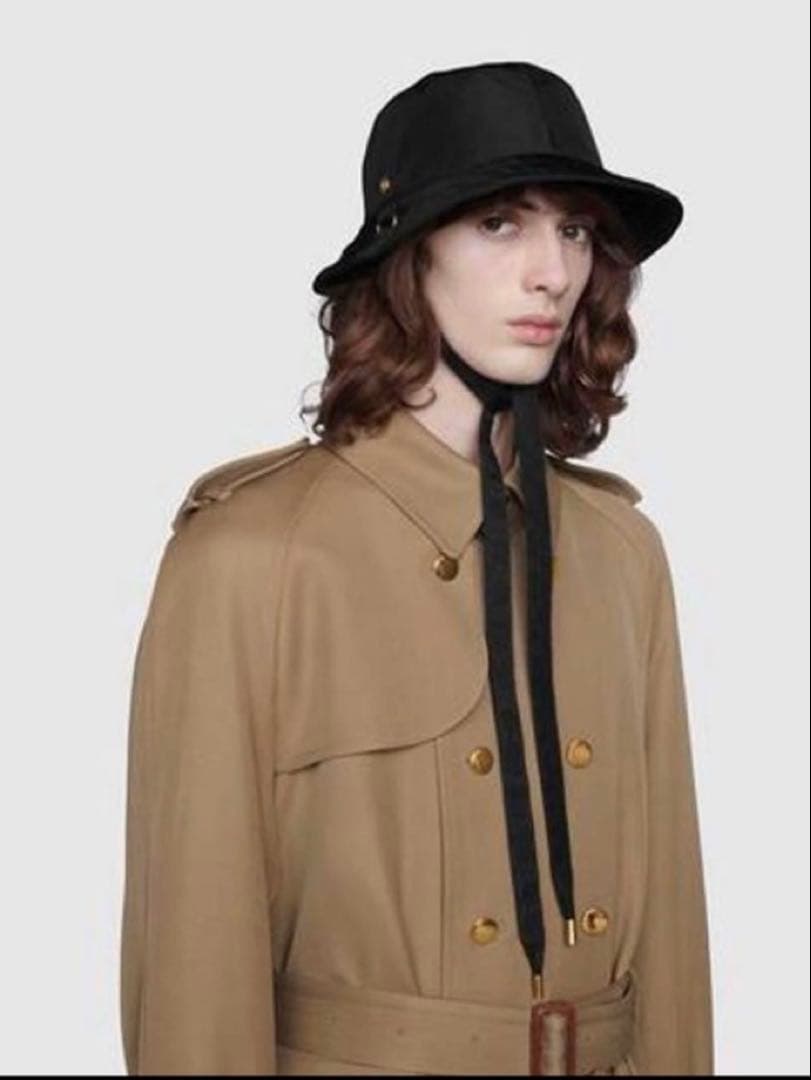 GUCCI -グッチ-ミケーレ期 GGキャンバス＆ナイロン リバーシブルハット