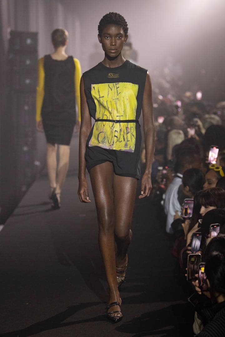 RAF SIMONS 23ss ランウェイ　ノースリーブカットソー　Tシャツ