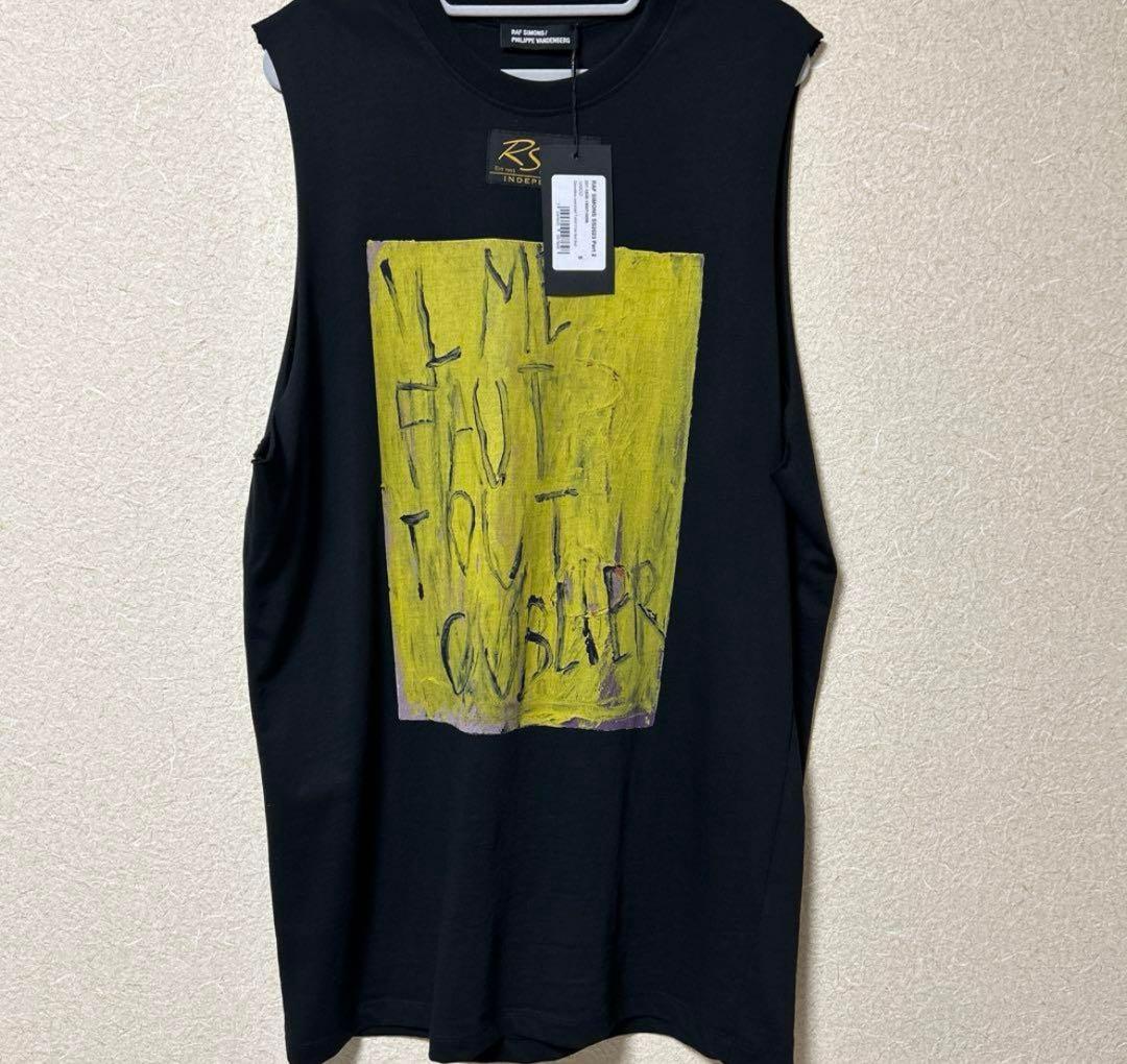 RAF SIMONS 23ss ランウェイ　ノースリーブカットソー　Tシャツ