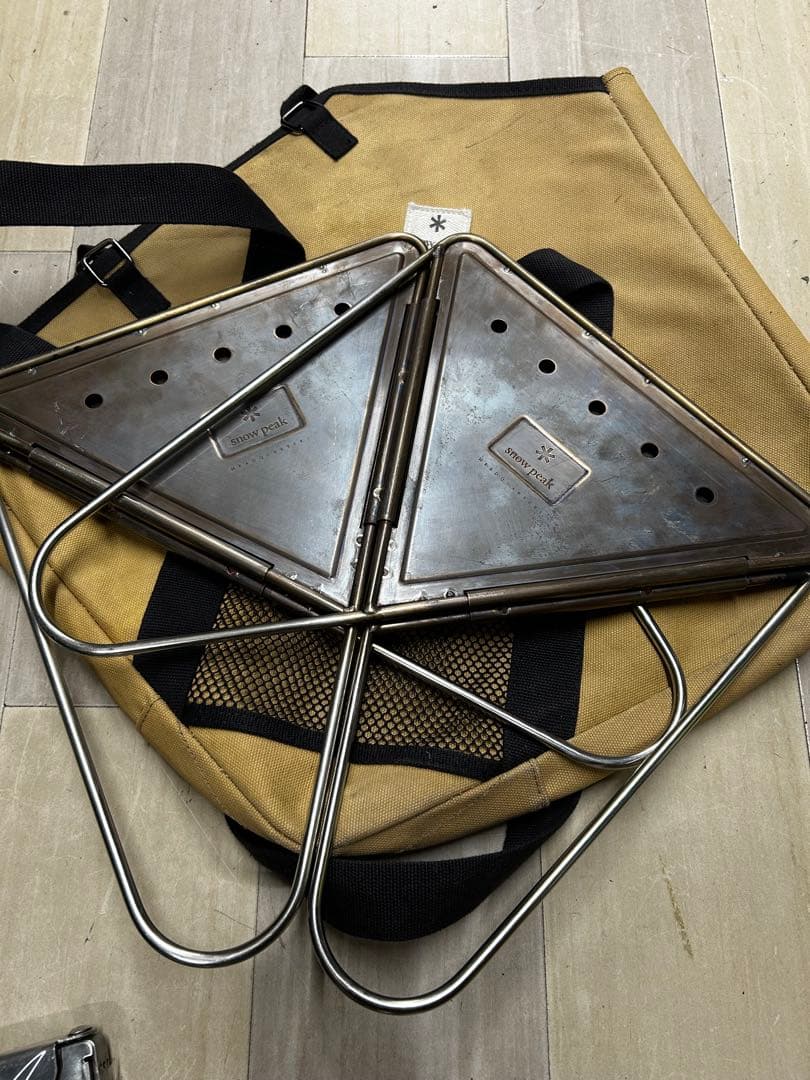 【mo ro】スノーピーク焚き火台Mスターターセット＋BBQセット調理台