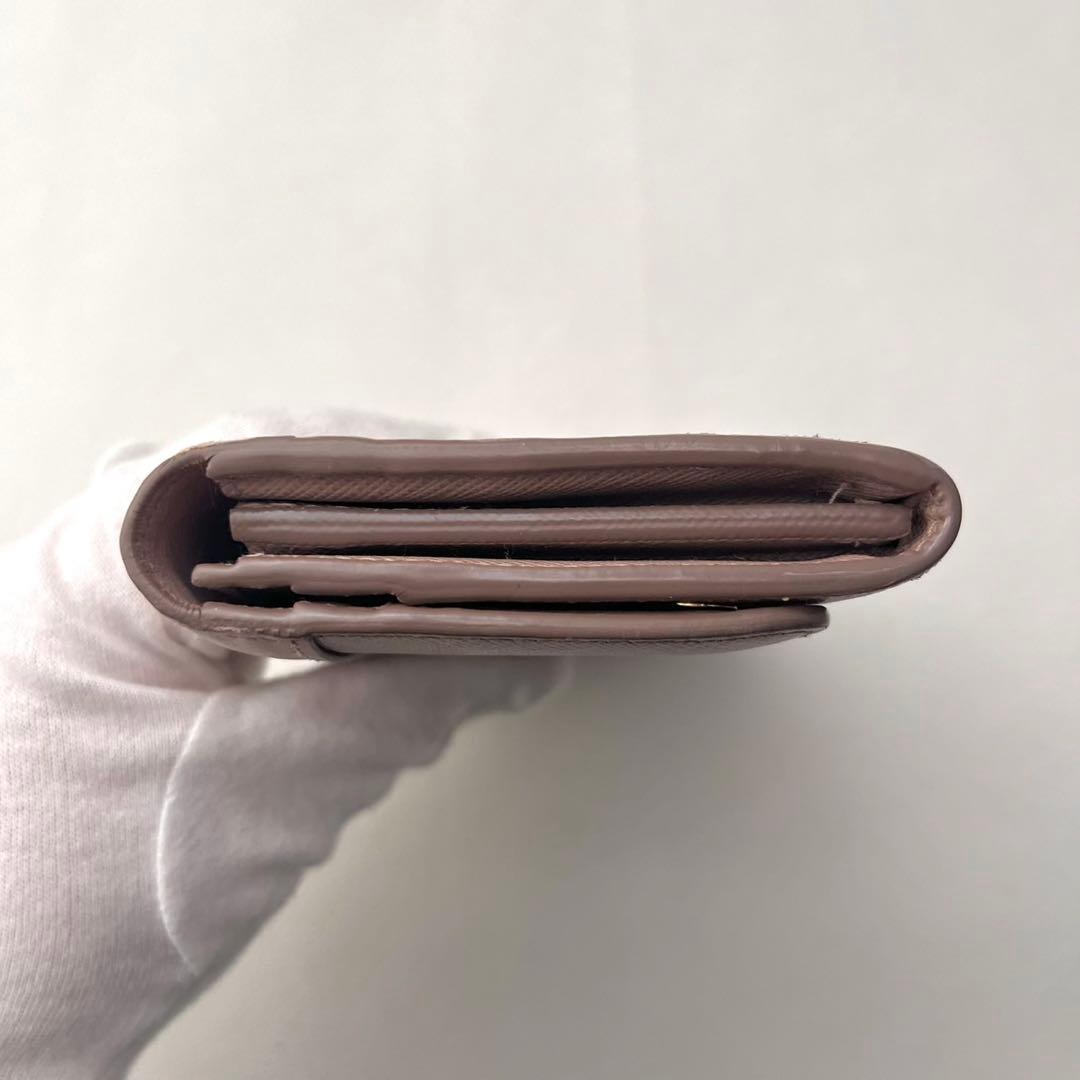 PRADA プラダ　サフィアーノ　バイカラー　長財布　フラップ　0205-②