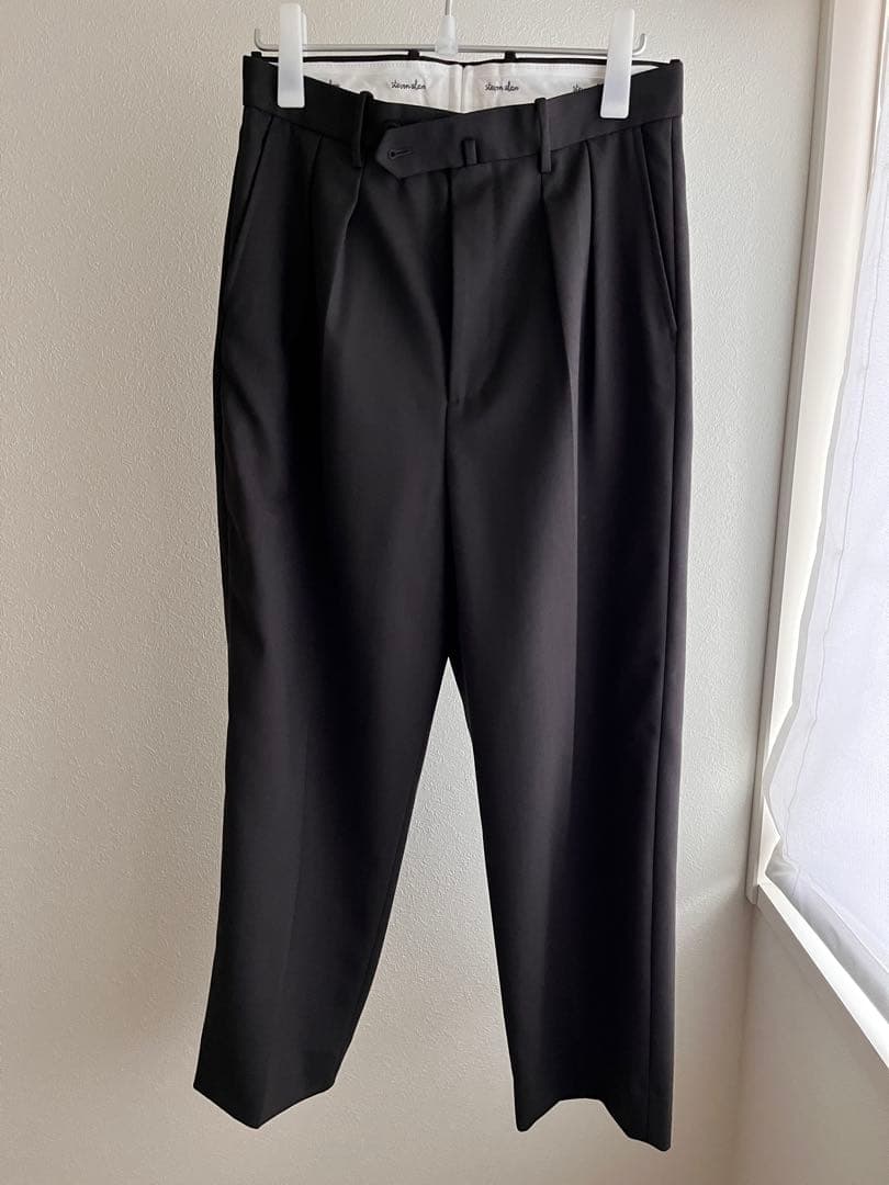 steven alan ヴィンテージツイル インツープリーツ ドレストラウザーズ