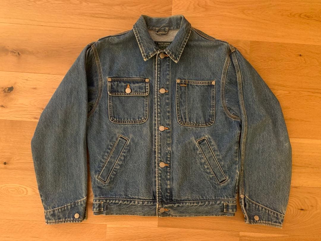 90s POLO COUNTRY デニムジャケット M
