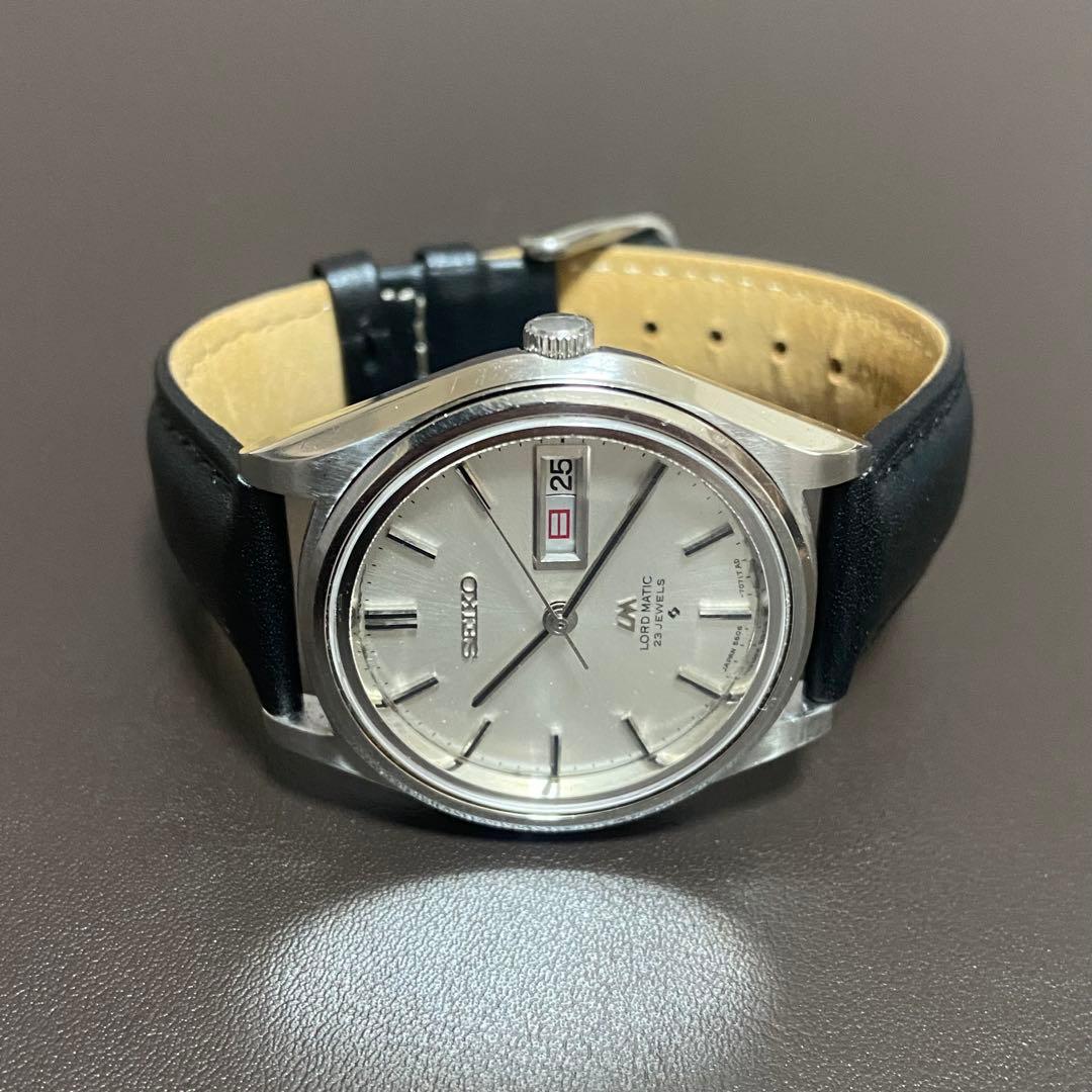 SEIKO ロードマチック LM 56系 新品Sガラス 精度良好 1971.Ju