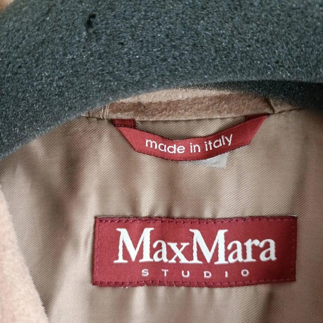 MaxMara ベージュ ダブルブレスト コート