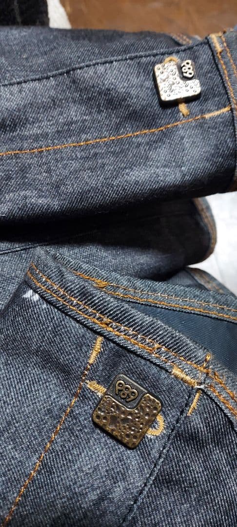 美品 686 スノーボードパンツ デニム風