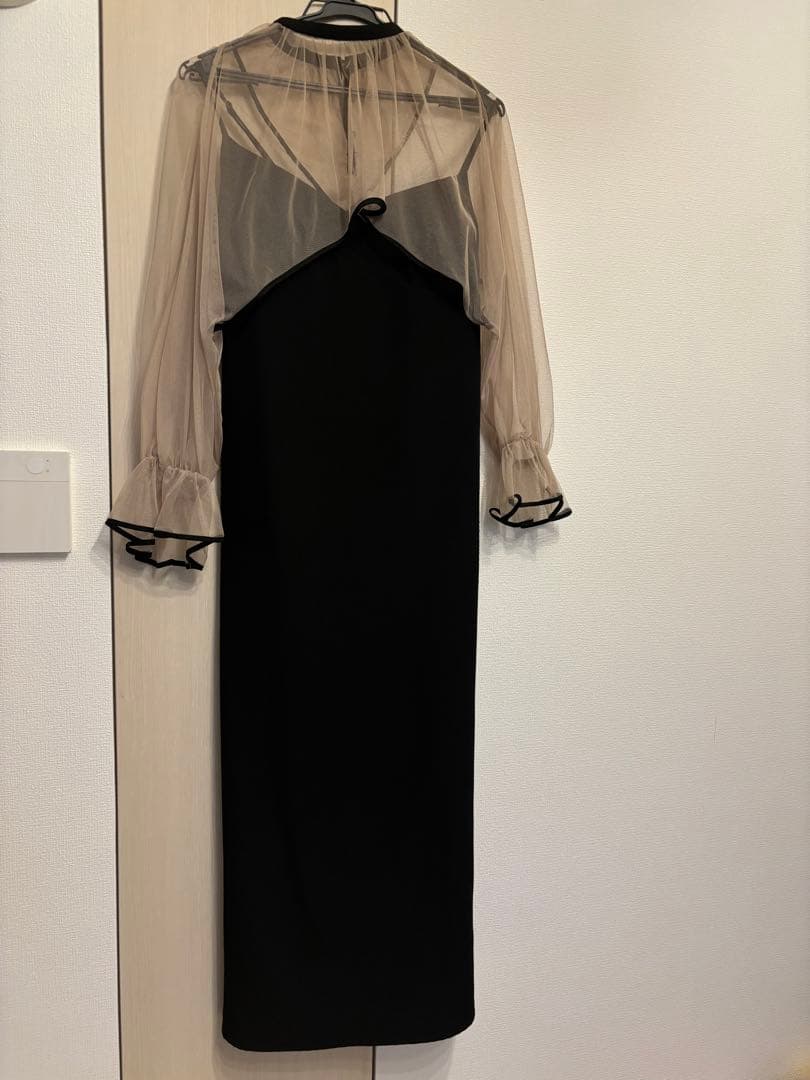 【のんの】ameri vintage⭐︎シースルーパーティードレス