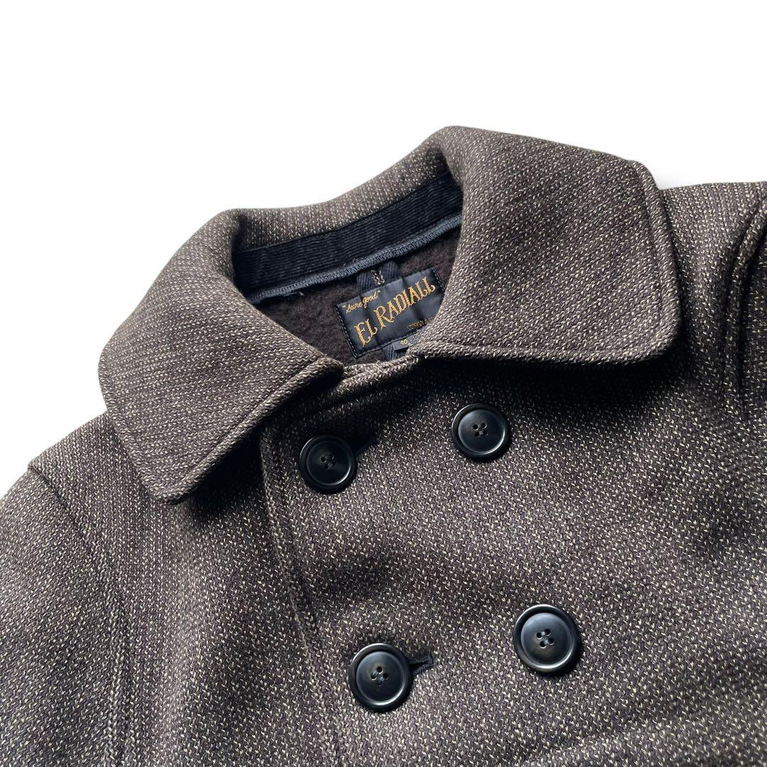 定価82,500円 ラディアル厚手ブラウンズビーチ ビーチクロス ピーコート40