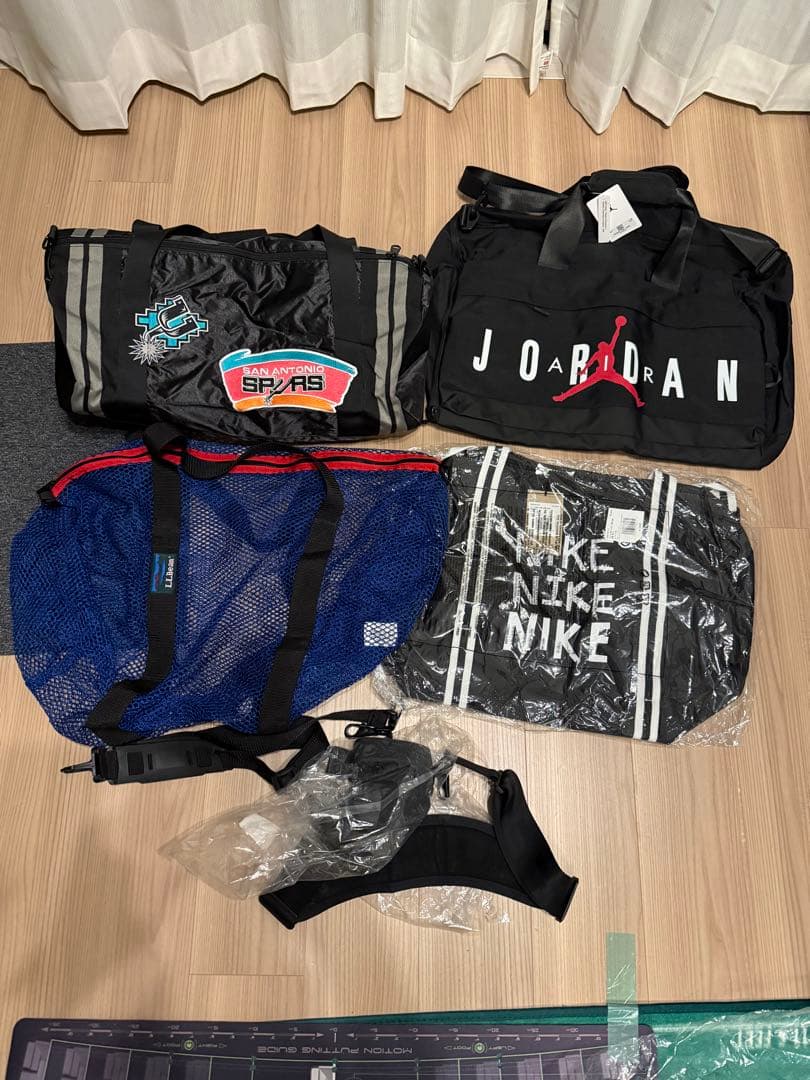 スポーツ用ボストンバッグ・メッシュバッグセット　ヴィンテージl l bean