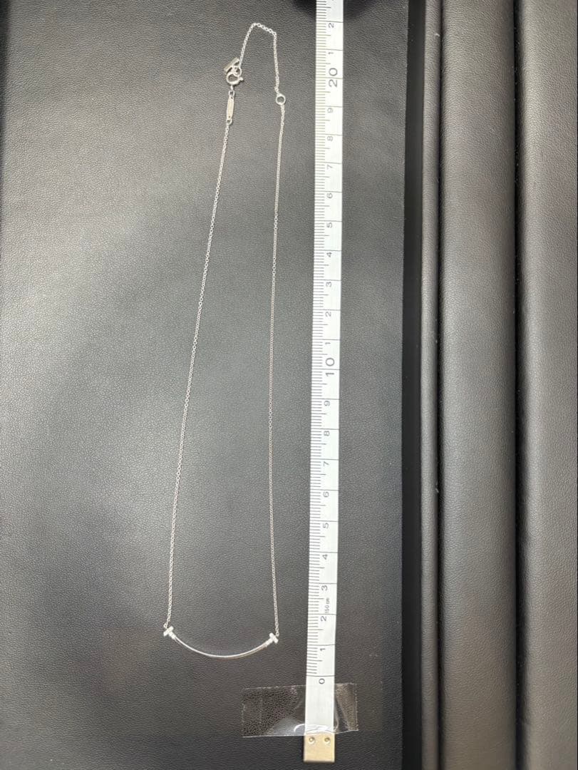 ⭐️美品⭐️定価34.6万ティファニーT スマイルペンダントホワイトゴールドダイヤ