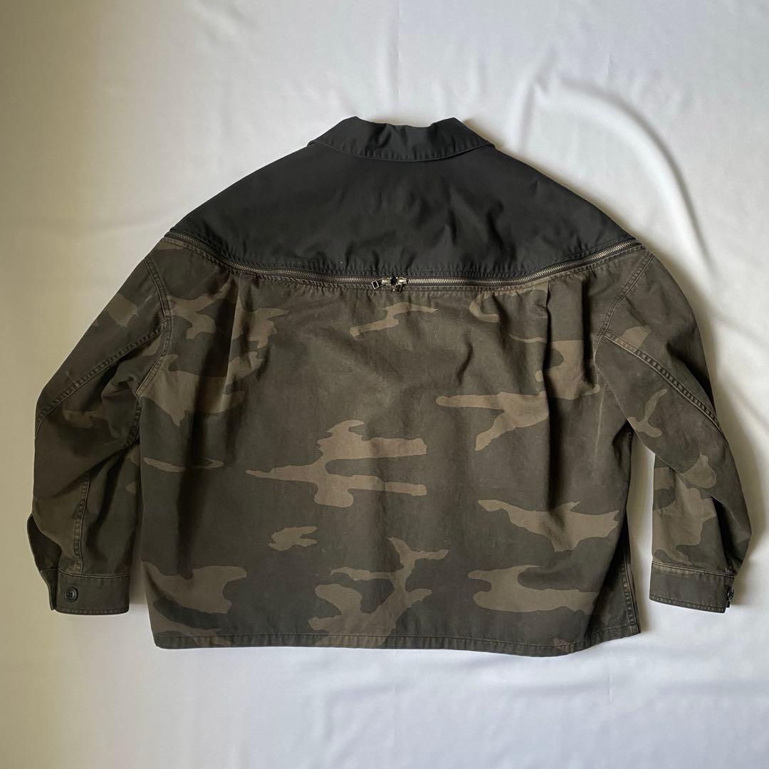ち*み様 FACETASM ZIPPER ARMY SHIRT JACKET