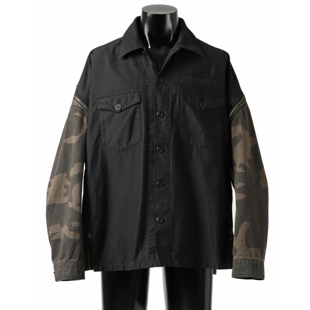 ち*み様 FACETASM ZIPPER ARMY SHIRT JACKET