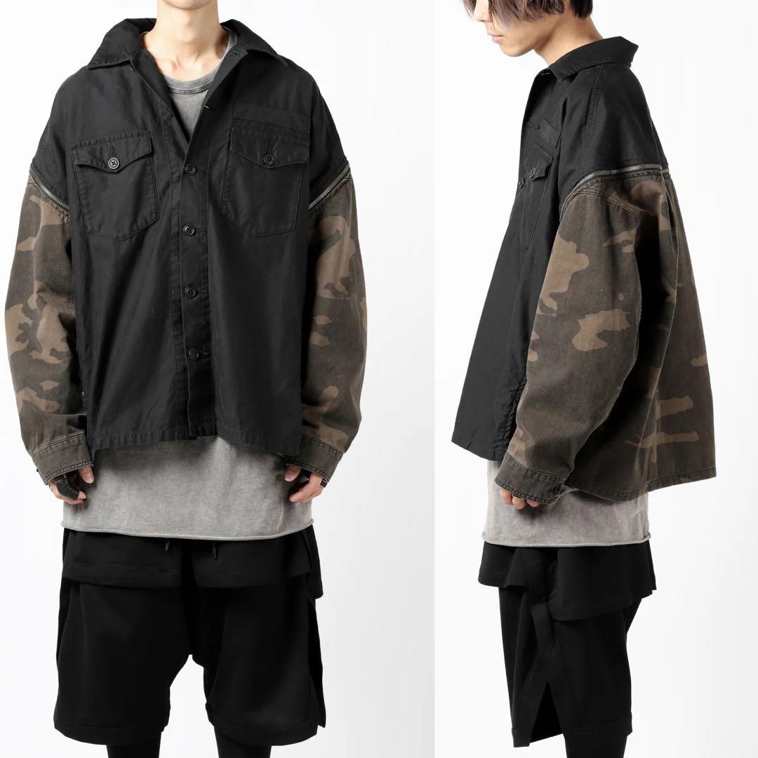 ち*み様 FACETASM ZIPPER ARMY SHIRT JACKET