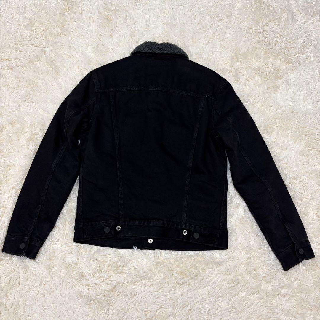 ✨リー✨Levi’sリーバイス シェルパ ブラック ジャケット Sサイズ