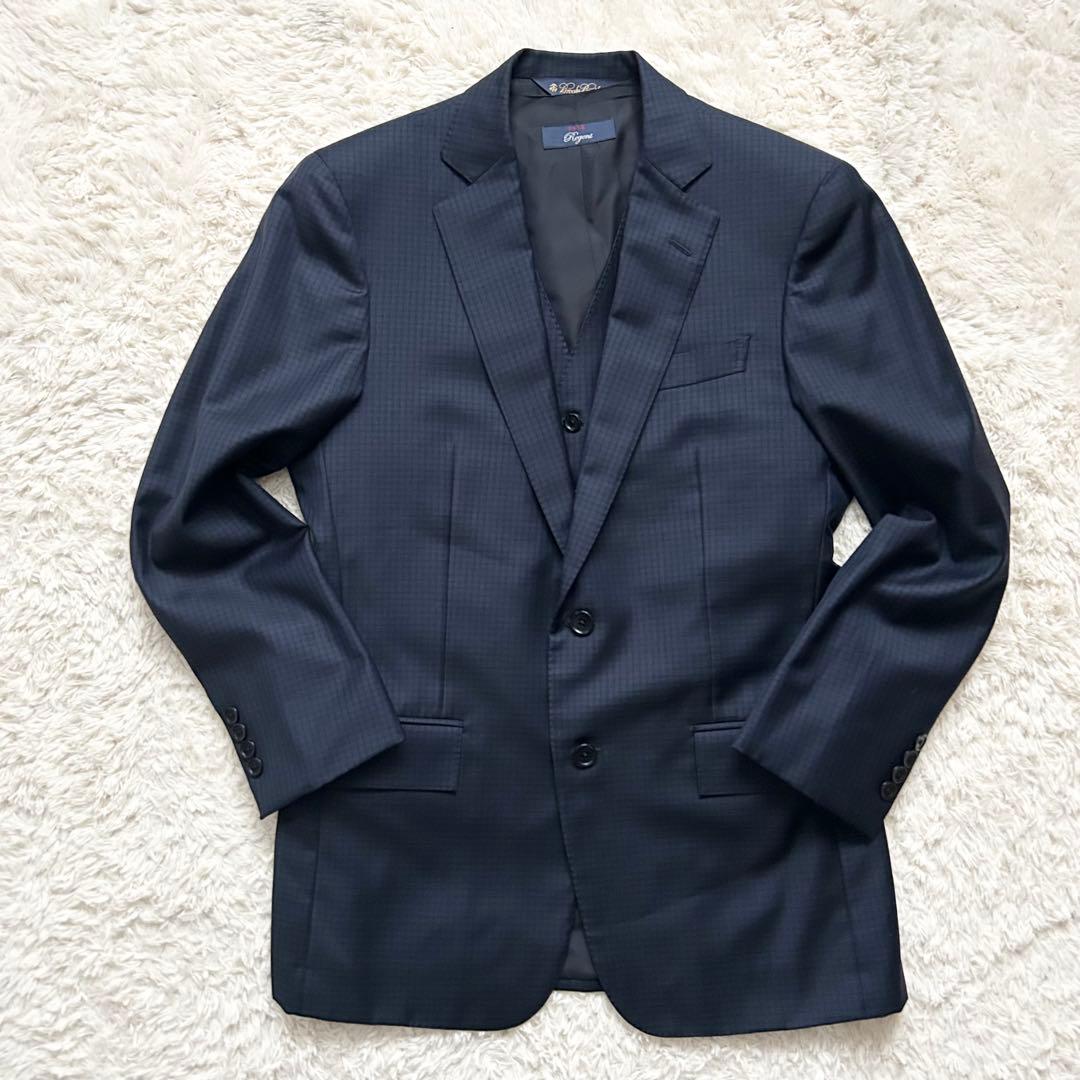 ✨美品✨ブルックスブラザーズ　セットアップ　スーツ　スリーピース　ネイビー