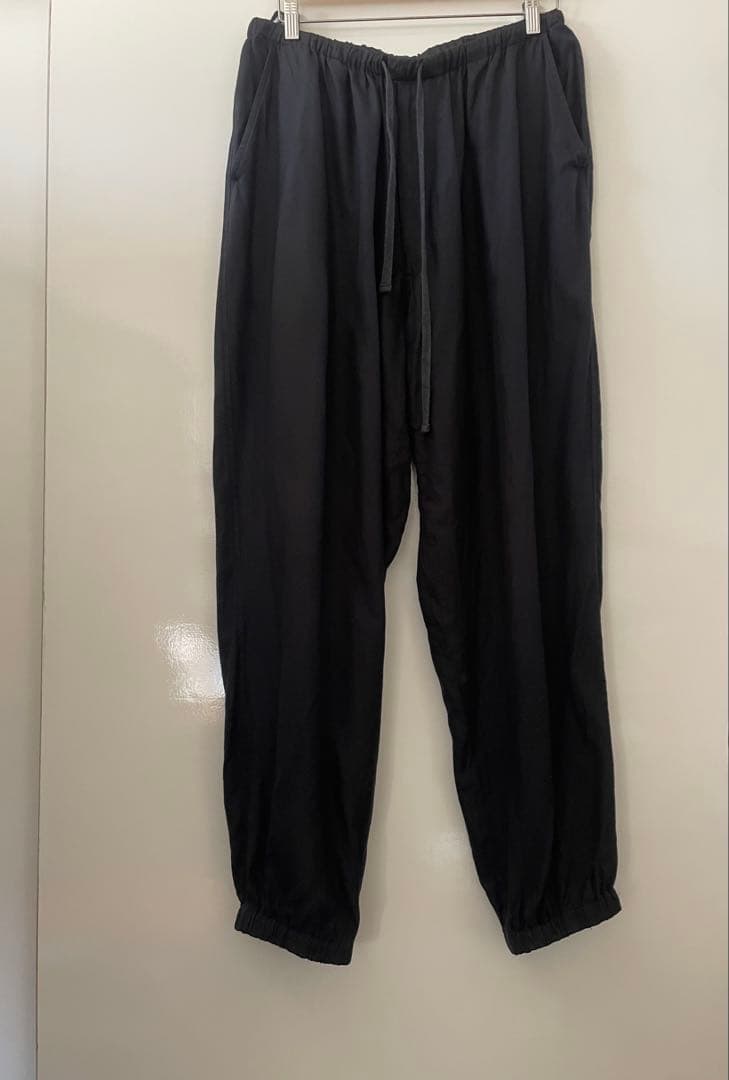 COMOLI シルクネルスキッパーシャツ シルクネルドローストリングパンツ 3