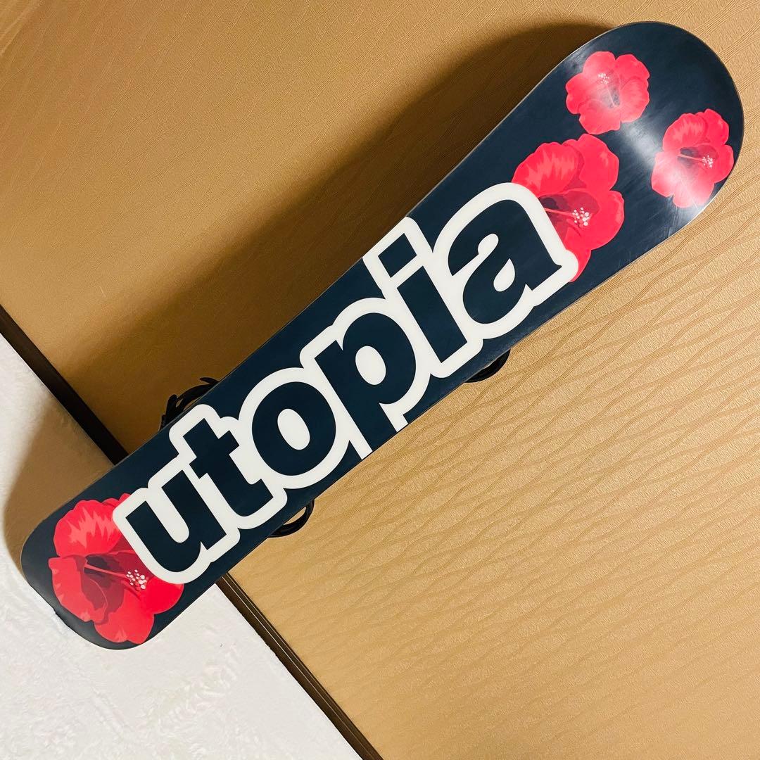 【未使用に近い】SLQ146cm FLUX(M)スノーボードビンディングセット