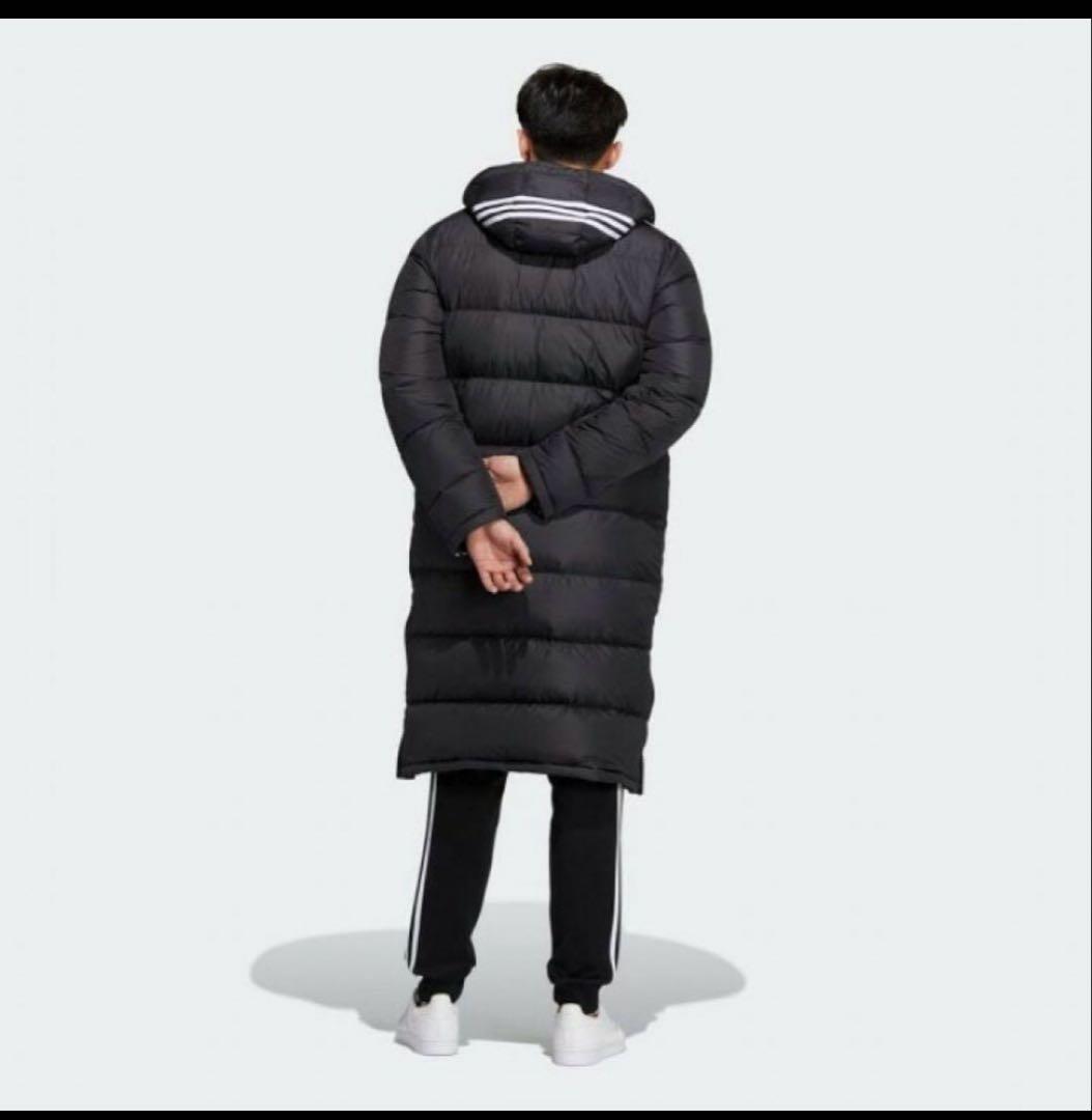 アディダス　ダウン　ロング　ロゴ　HI4658 ロングダウン