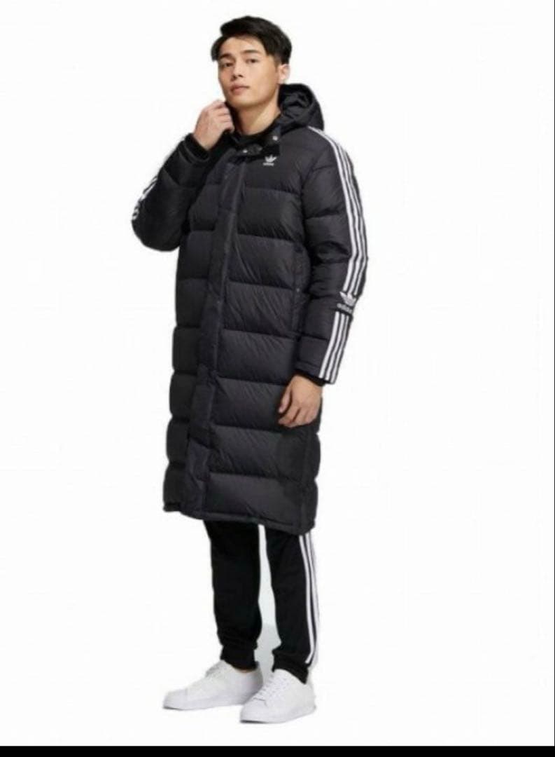 アディダス　ダウン　ロング　ロゴ　HI4658 ロングダウン