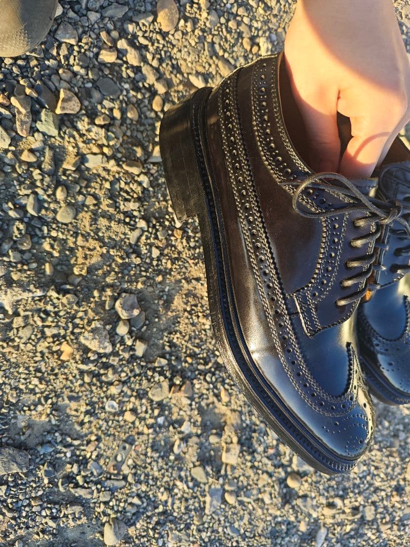 靴 Regal Cordovan Long Wing Tip Shoes