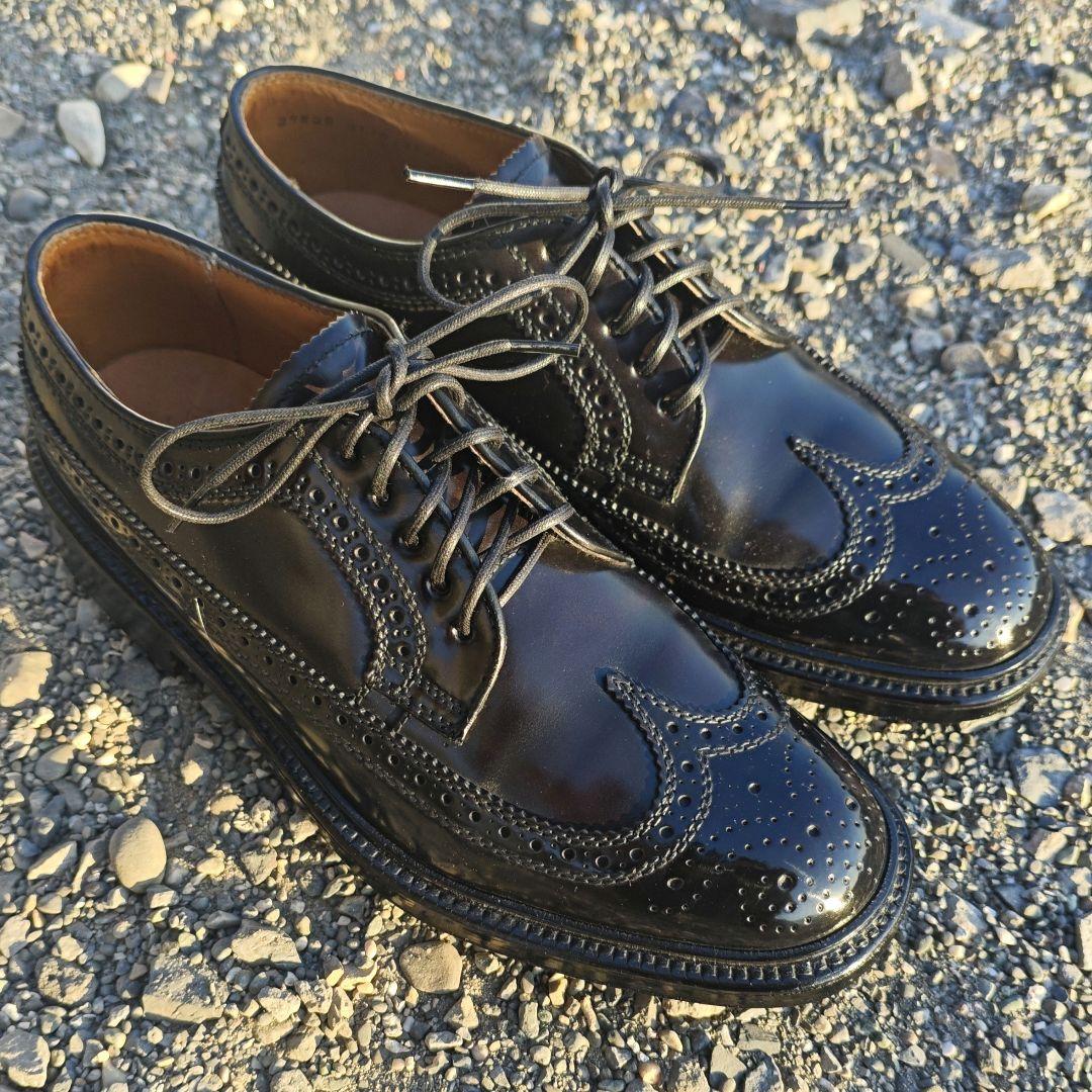 靴 Regal Cordovan Long Wing Tip Shoes