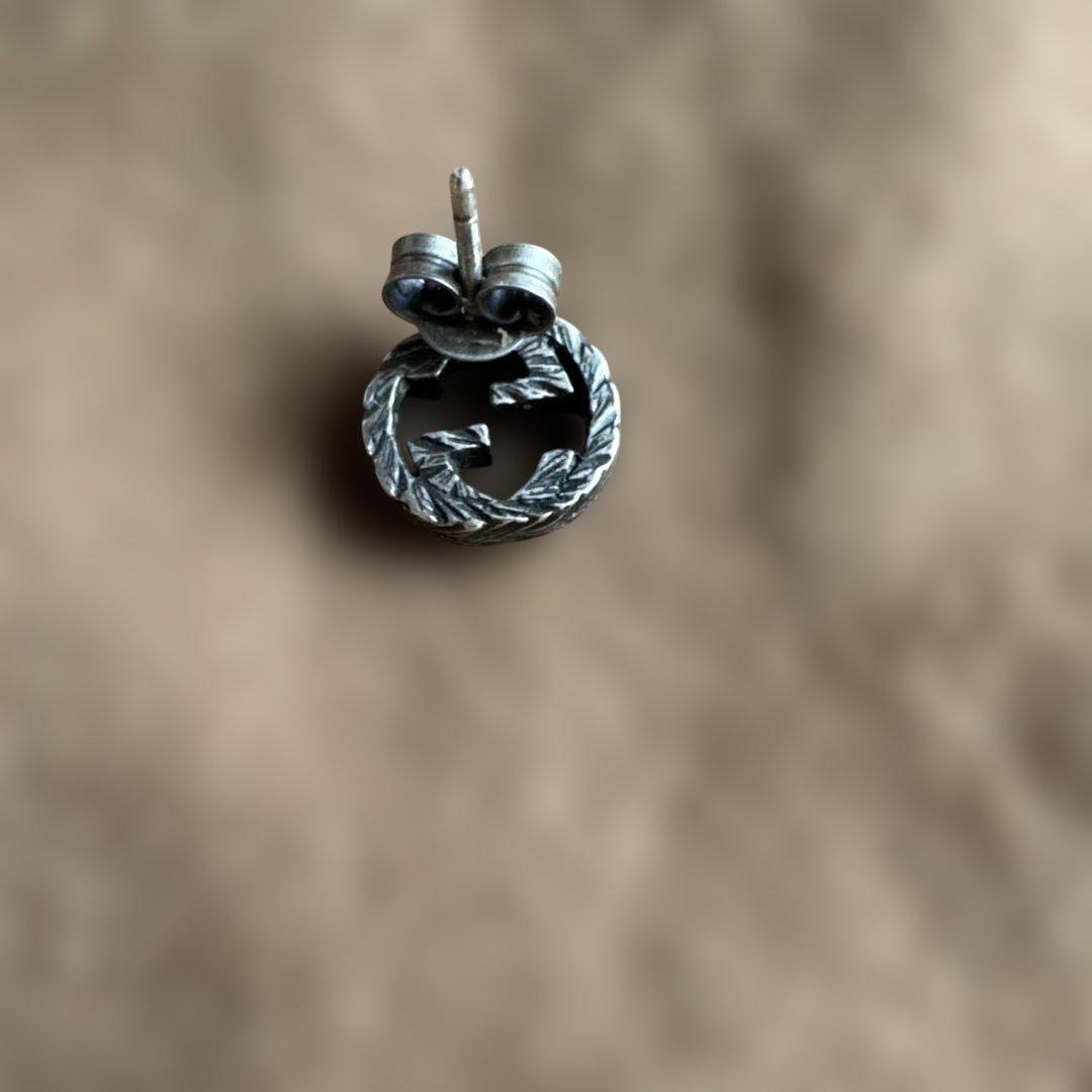 Gucci シルバー925 リーフモチーフ ピアス(片耳用)