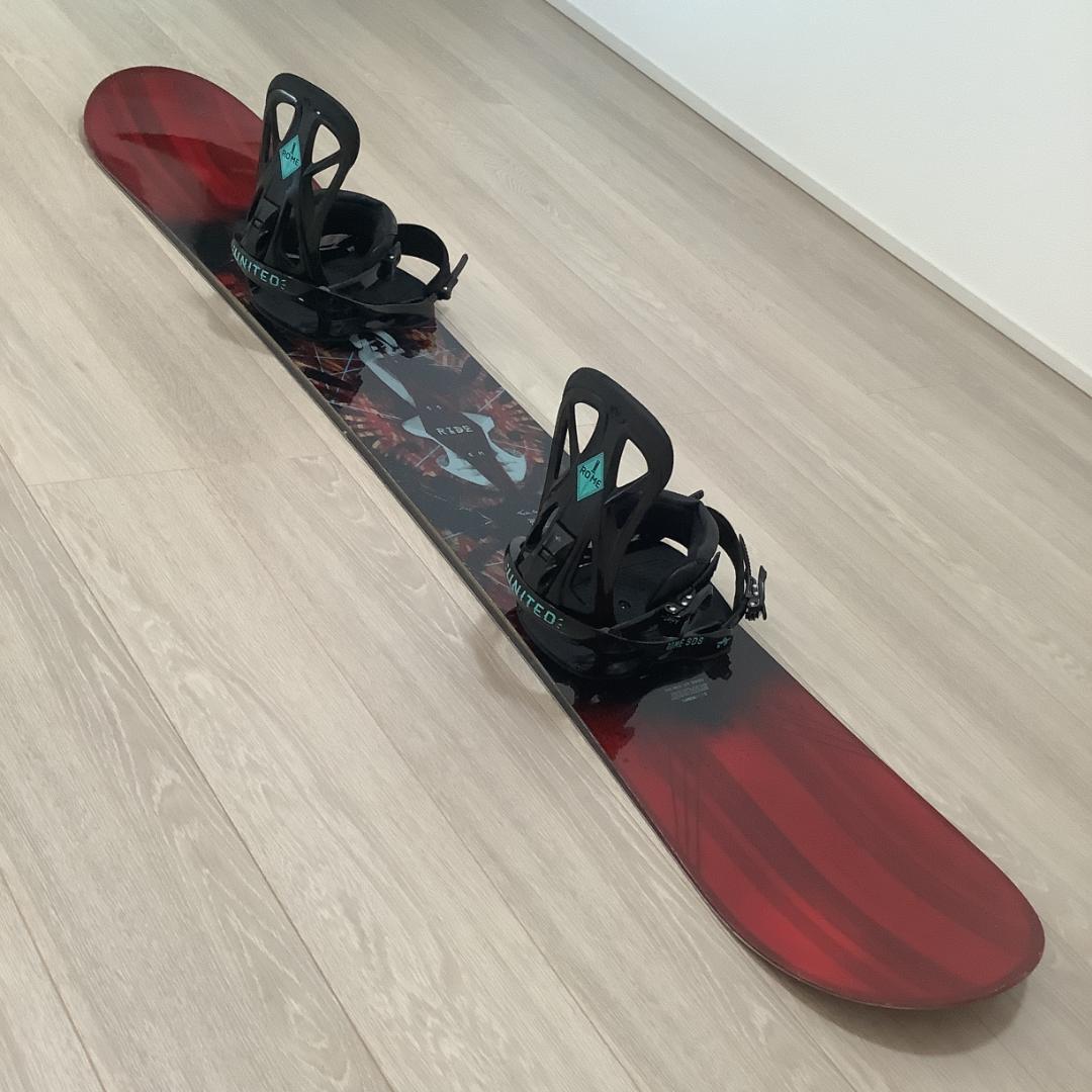 060RIDE WILDLIFE155ROMEメンズスノーボードセット初心者向き