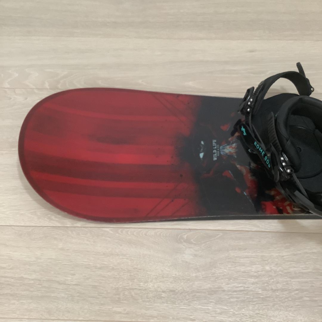 060RIDE WILDLIFE155ROMEメンズスノーボードセット初心者向き