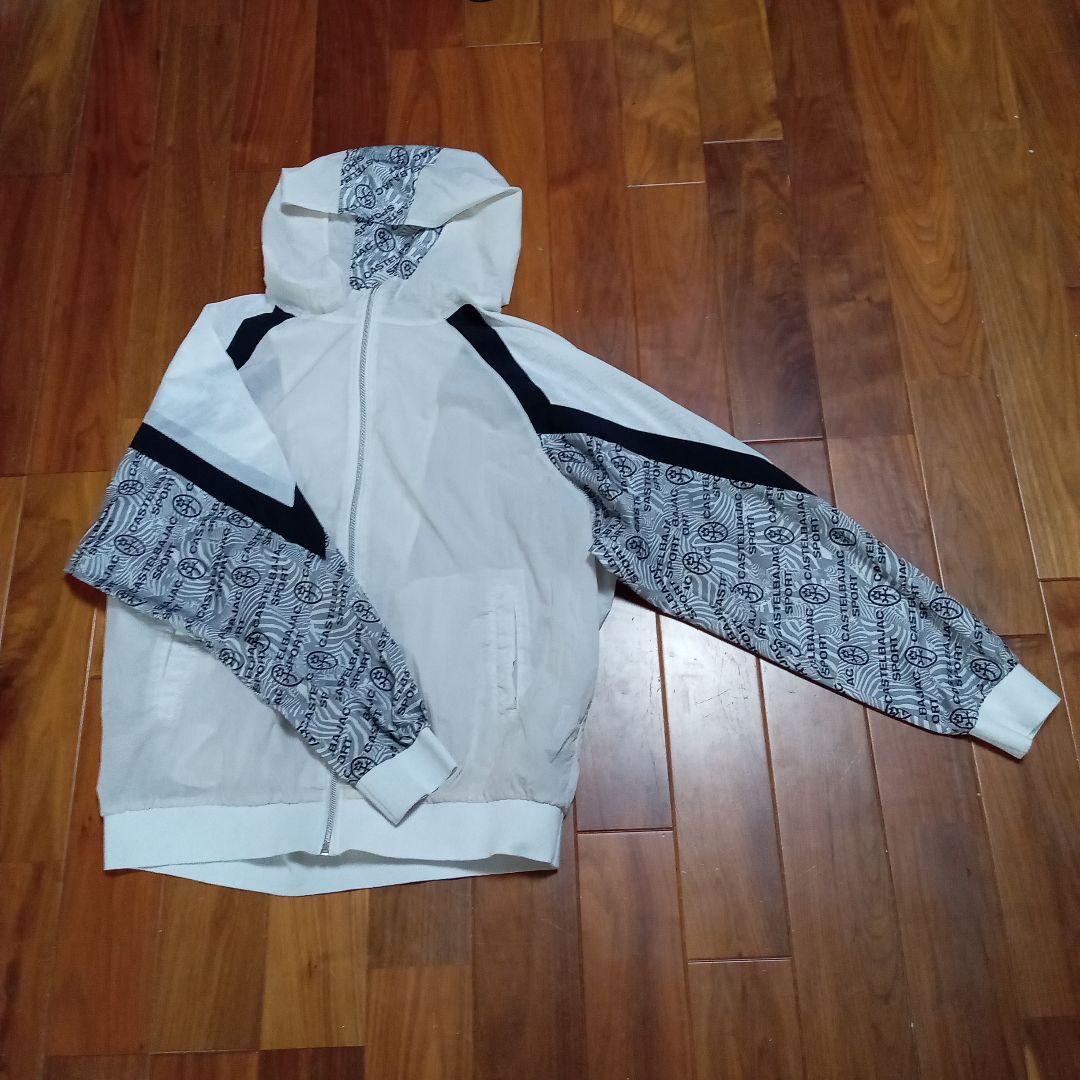 カステルバジャック　ＣＡＳＴＥＬＢＡＪＡＣ　四点セット（夏用）　白　ＢＬＡＣＫ柄