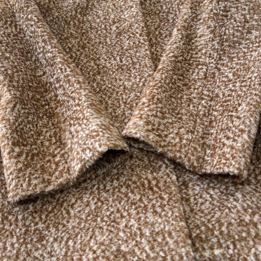 美品✨マックスマーラ 高級アルパカシャギー コート 女優襟 テディベア M〜L