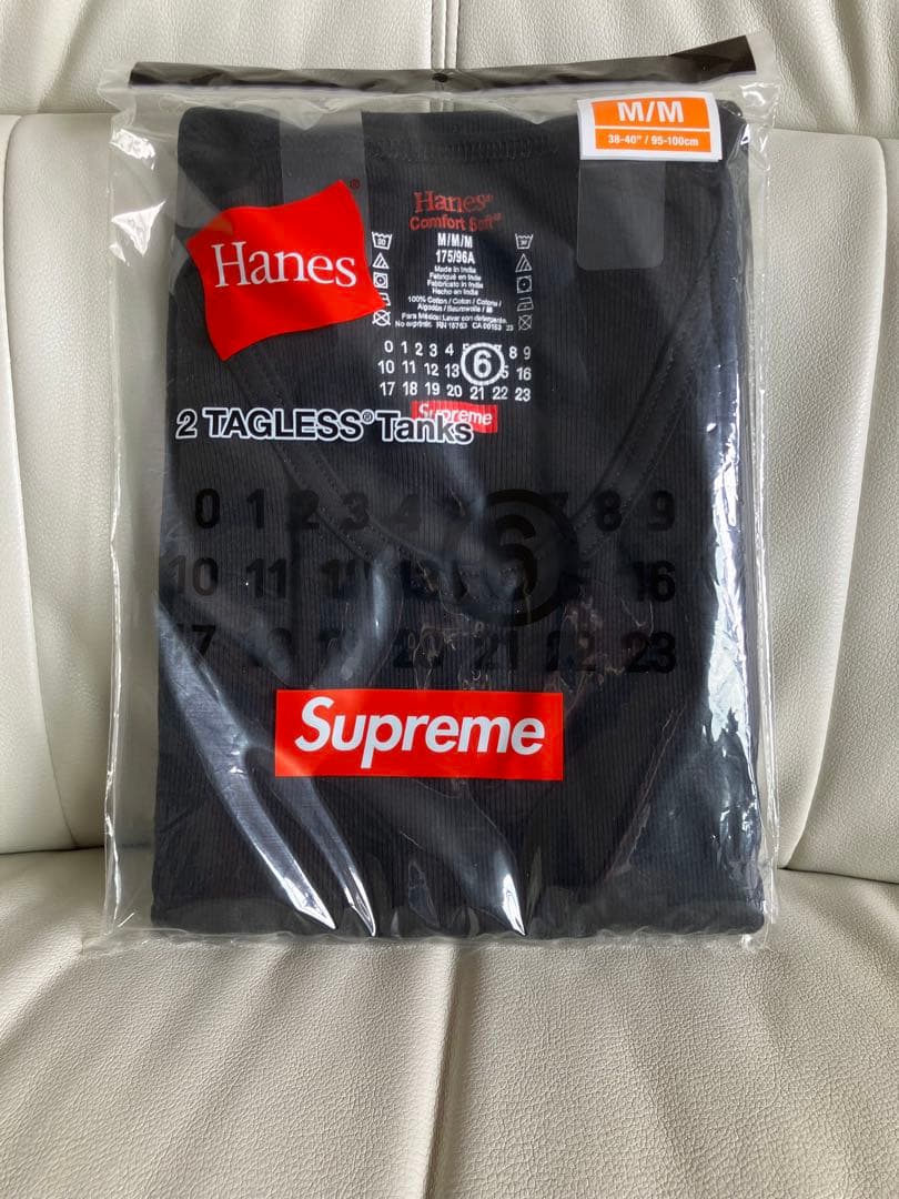 SUPREME MM6 Hanes タンクトップ 2枚セット Mサイズ