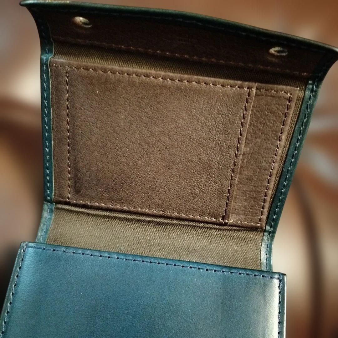 N*u様 エムピウ　m+ millefoglieⅡ ミッレフォッリエ　財布　ブル