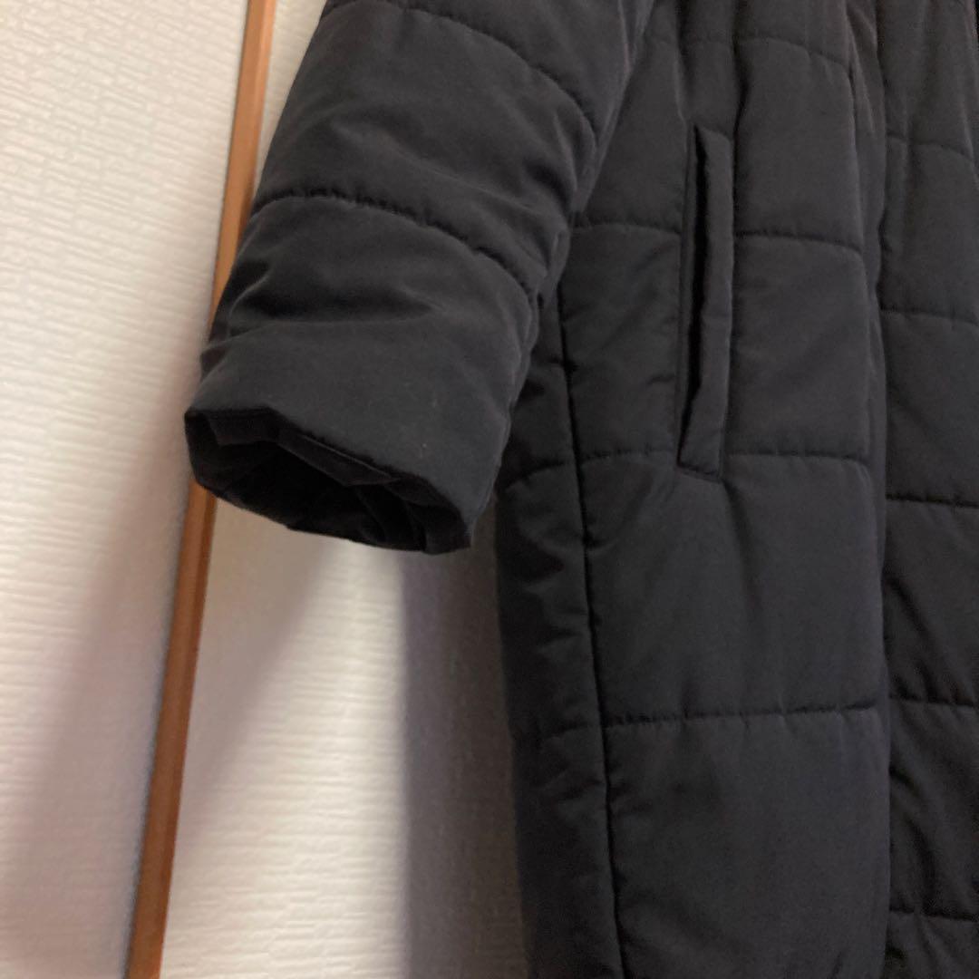 ニューバランス　ブラック ベンチコート　Mサイズ　帽子　ロゴ　防寒着