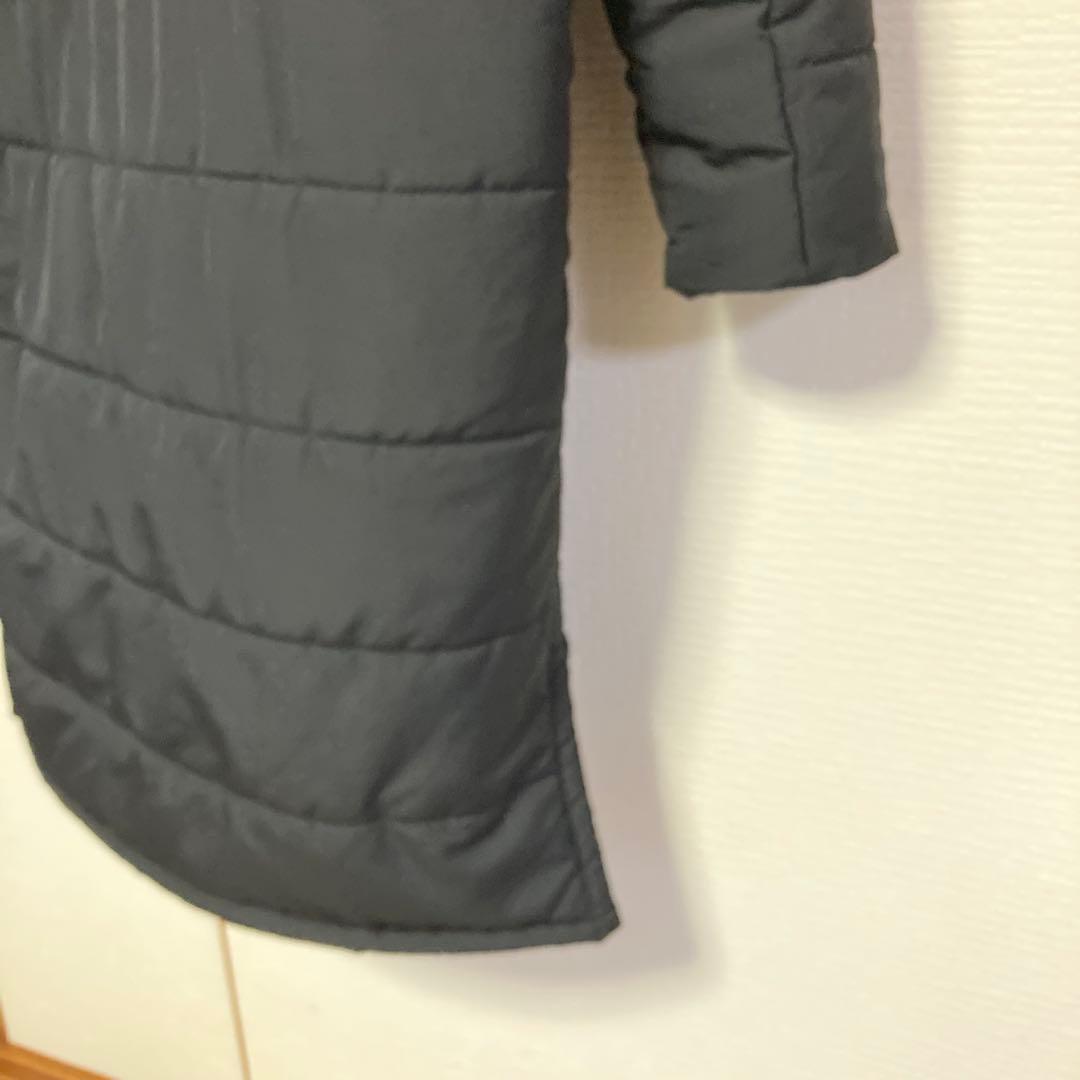 ニューバランス　ブラック ベンチコート　Mサイズ　帽子　ロゴ　防寒着