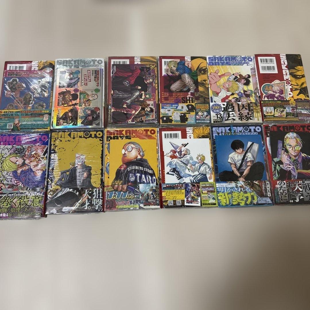 サカモトデイズ　全巻初版・帯付き　9巻以降未開封