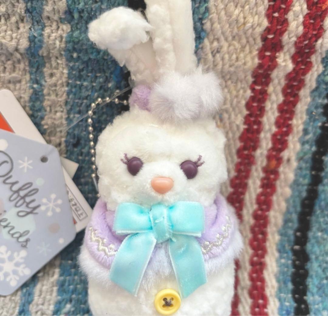 ダッフィー＆フレンズのシークレット・オブ・スノーウィーデイ　雪だるまチャーム4点