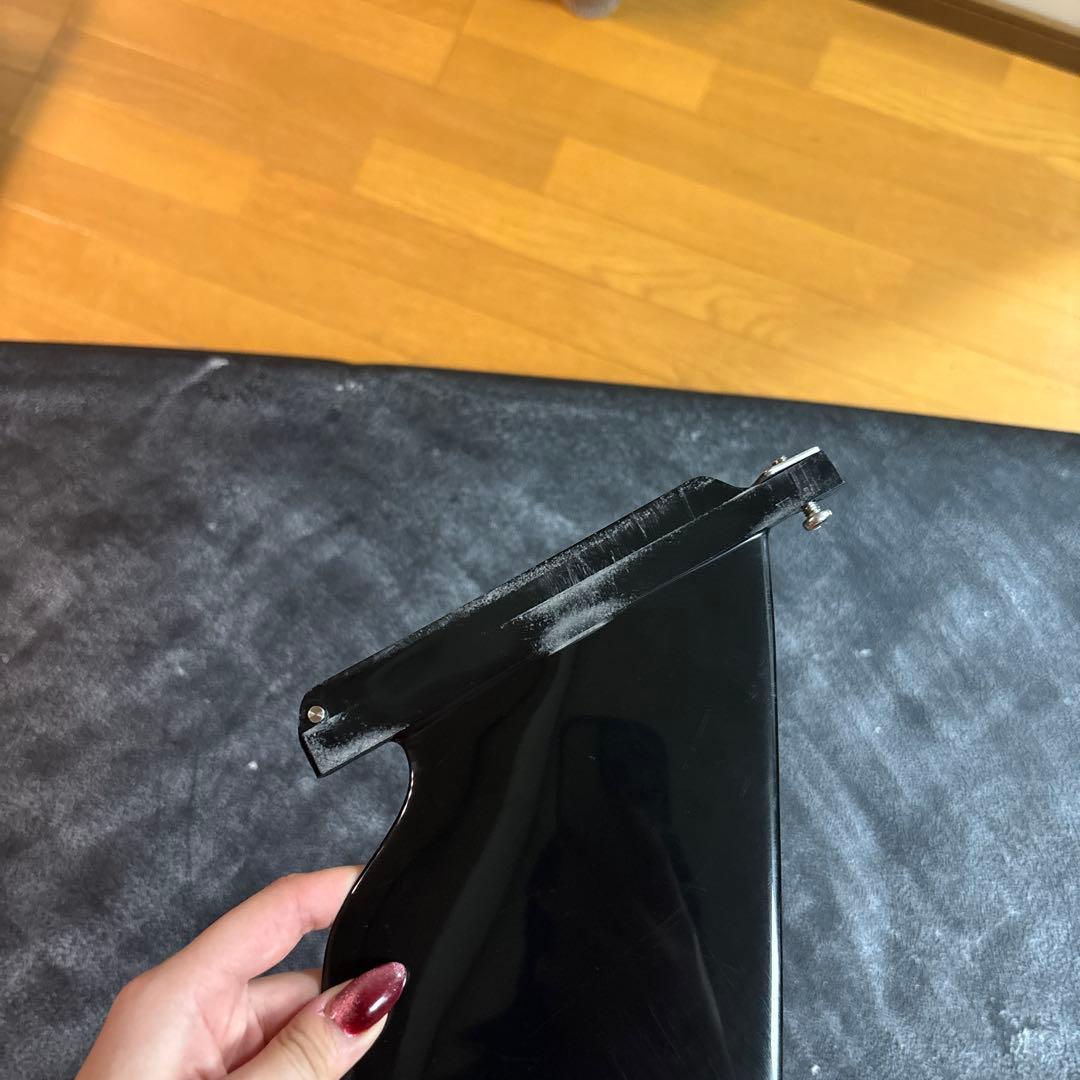 12日まで限定値下！DRAG ロングボード8’0 フィン付き 着払い ブラック赤