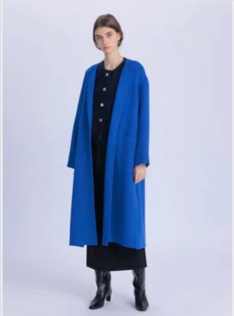 ヤマダヤ福袋2026 Aga ノーカラーロングコート4.5万　スコットクラブ