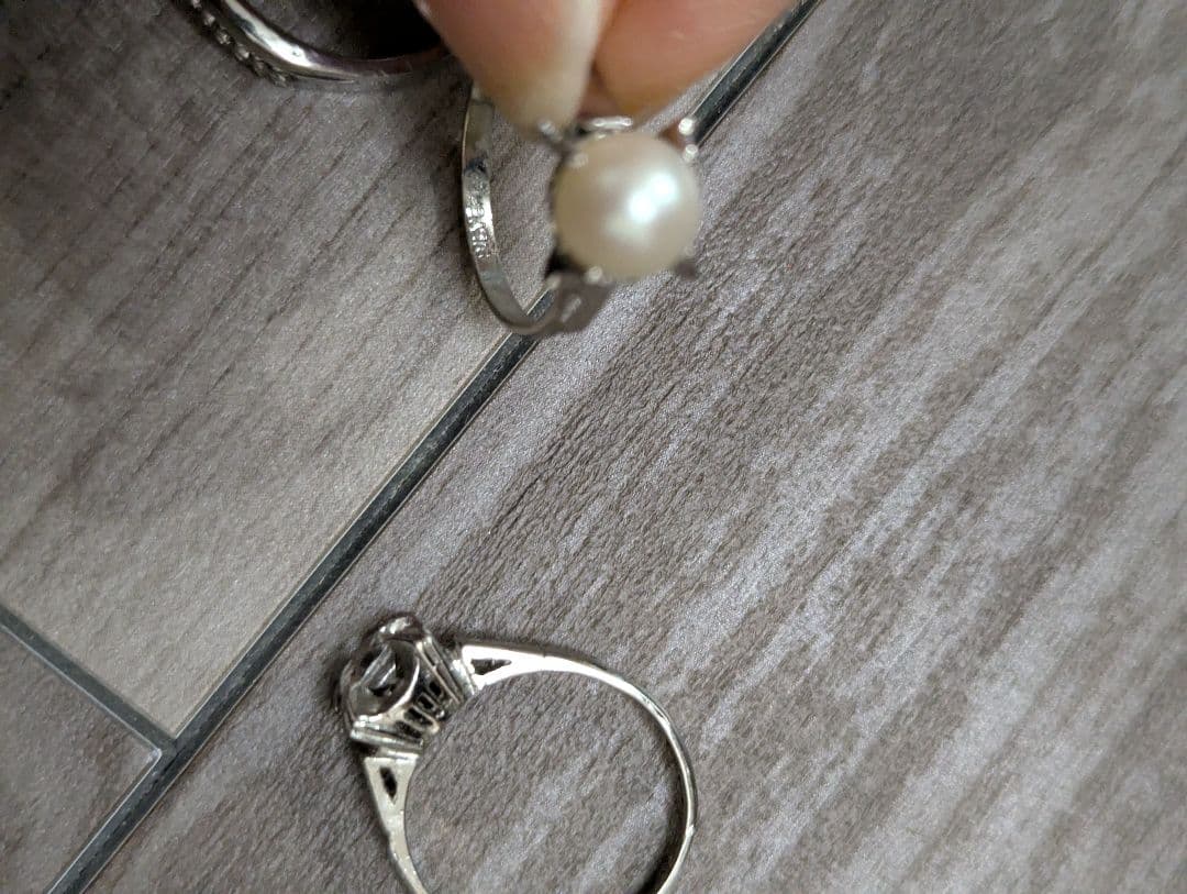 ☆*☆様 シルバーリング ネックレス ゴールド ペンダントトップ