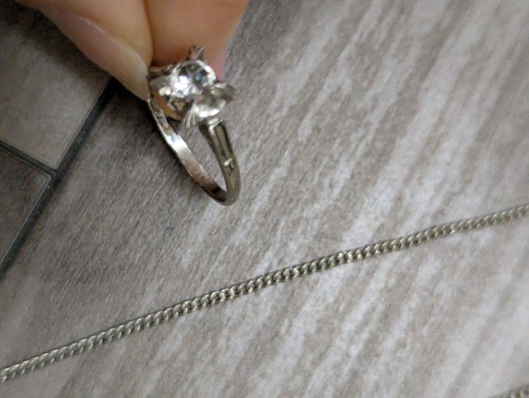 ☆*☆様 シルバーリング ネックレス ゴールド ペンダントトップ