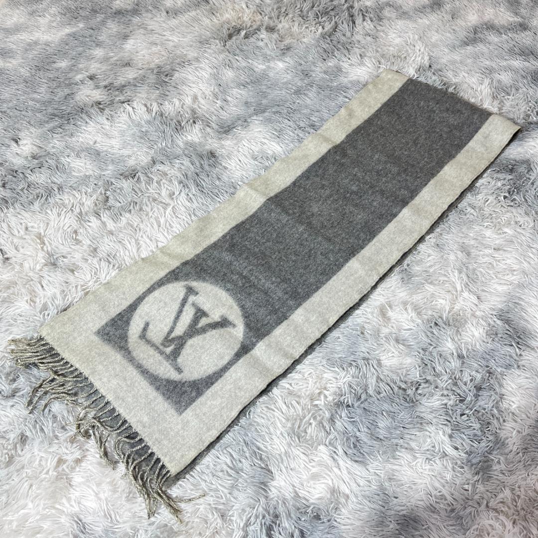 [大人気]　ルイヴィトン　マフラー　ウール　エシャルプ カーディフ LV