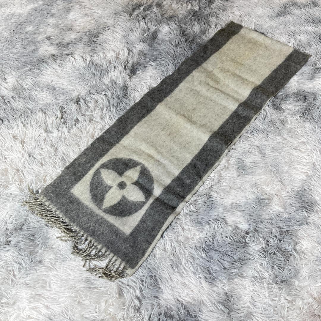 [大人気]　ルイヴィトン　マフラー　ウール　エシャルプ カーディフ LV