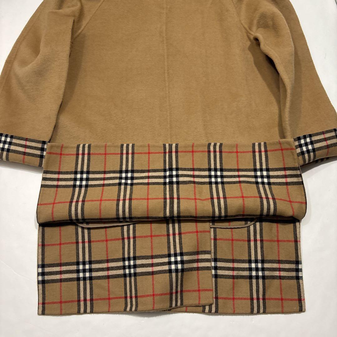 【幻の逸品】バーバリーズ　カシミヤウール　ダブルチェスターコート　金ボタン