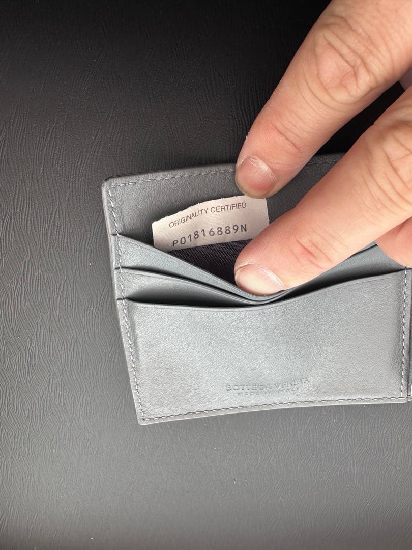 ボッテガマネークリップ　グレー2月14日まで出品 （後1日）