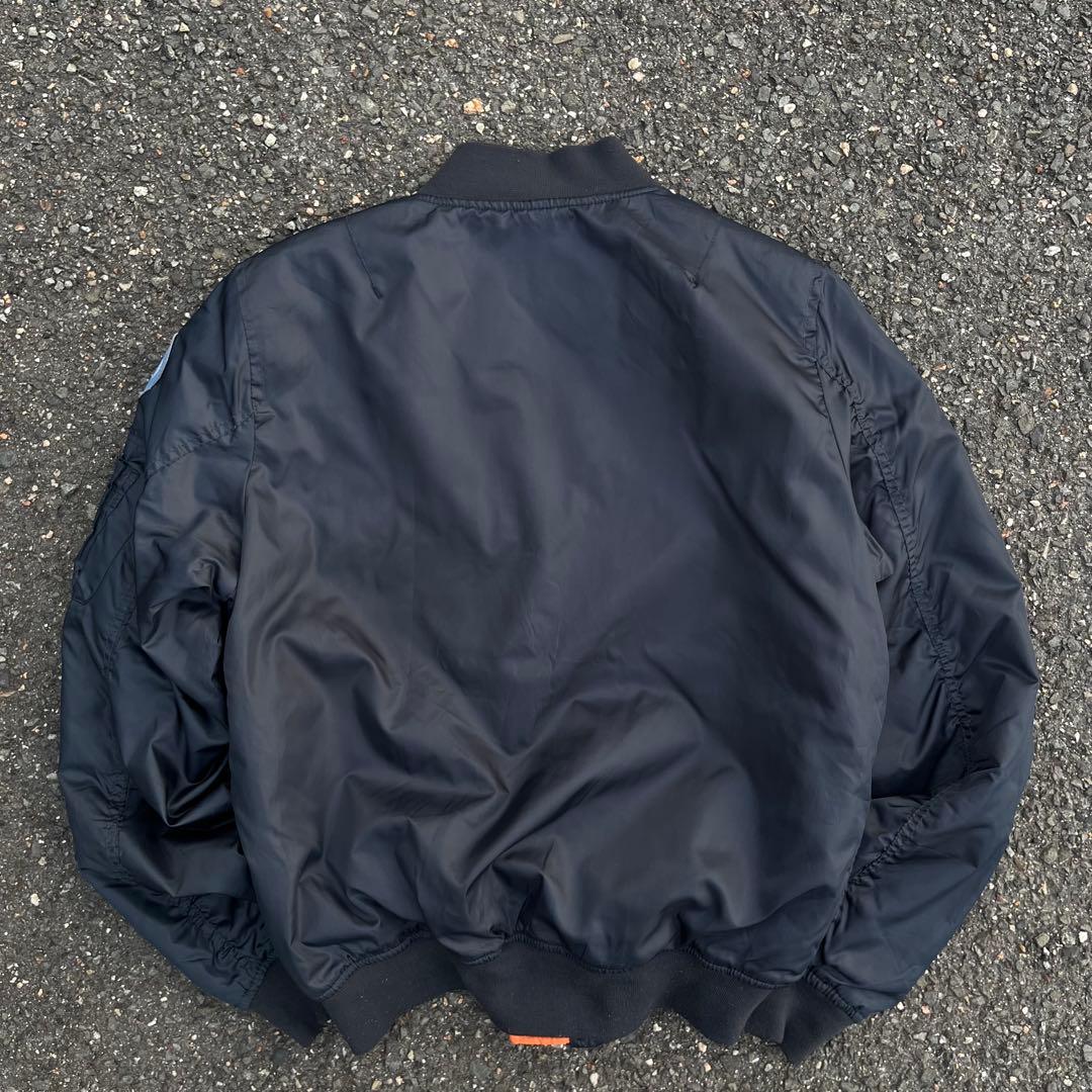 vintage ma-1 00s 90s 短丈　y2k フライト　ワッペン　希少